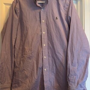 Ralph Lauren Purple Striped Button Up
